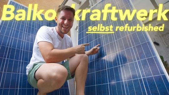 Ausgediente PV Module zu Balkonkraftwerk umbauen (kinderleicht und günstig)