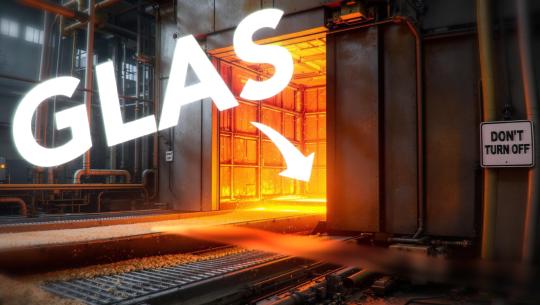 Glasöfen dürfen NIE ausgeschaltet werden – und das ist ein Problem