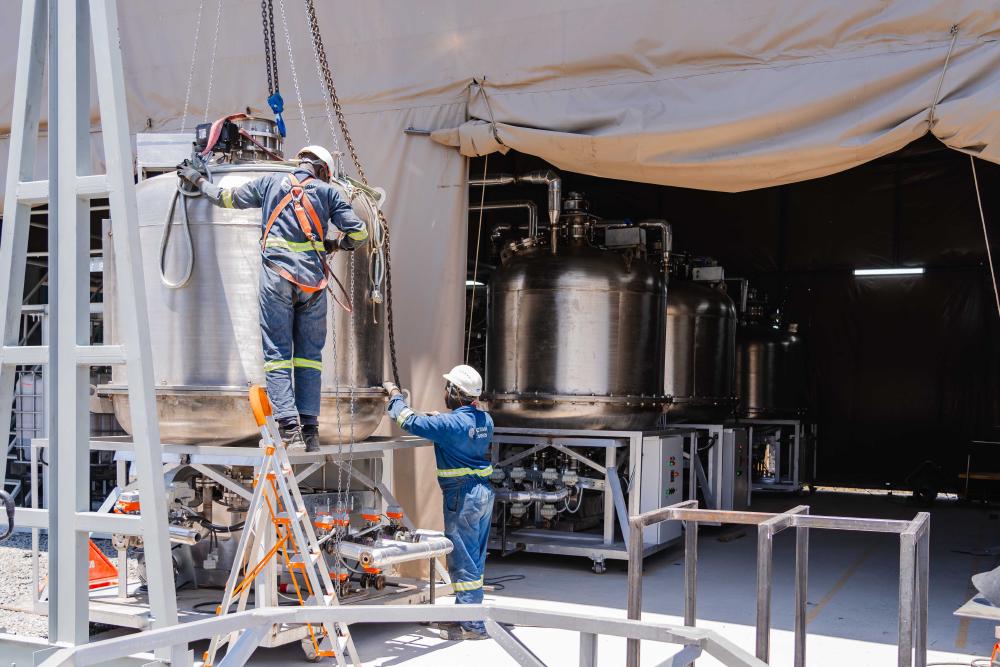 Die Anlage von Project Hummingbird im Great Rift Valley