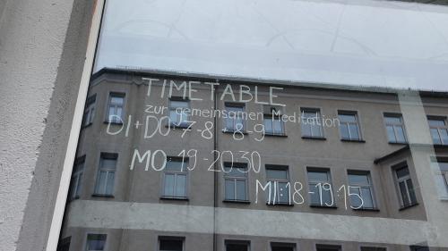 Stadtbild: GebetsMeditations-Zeiten